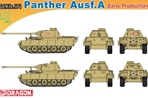 Dragon Models Sd.Kfz.171 Panther A Early Production Model Kit