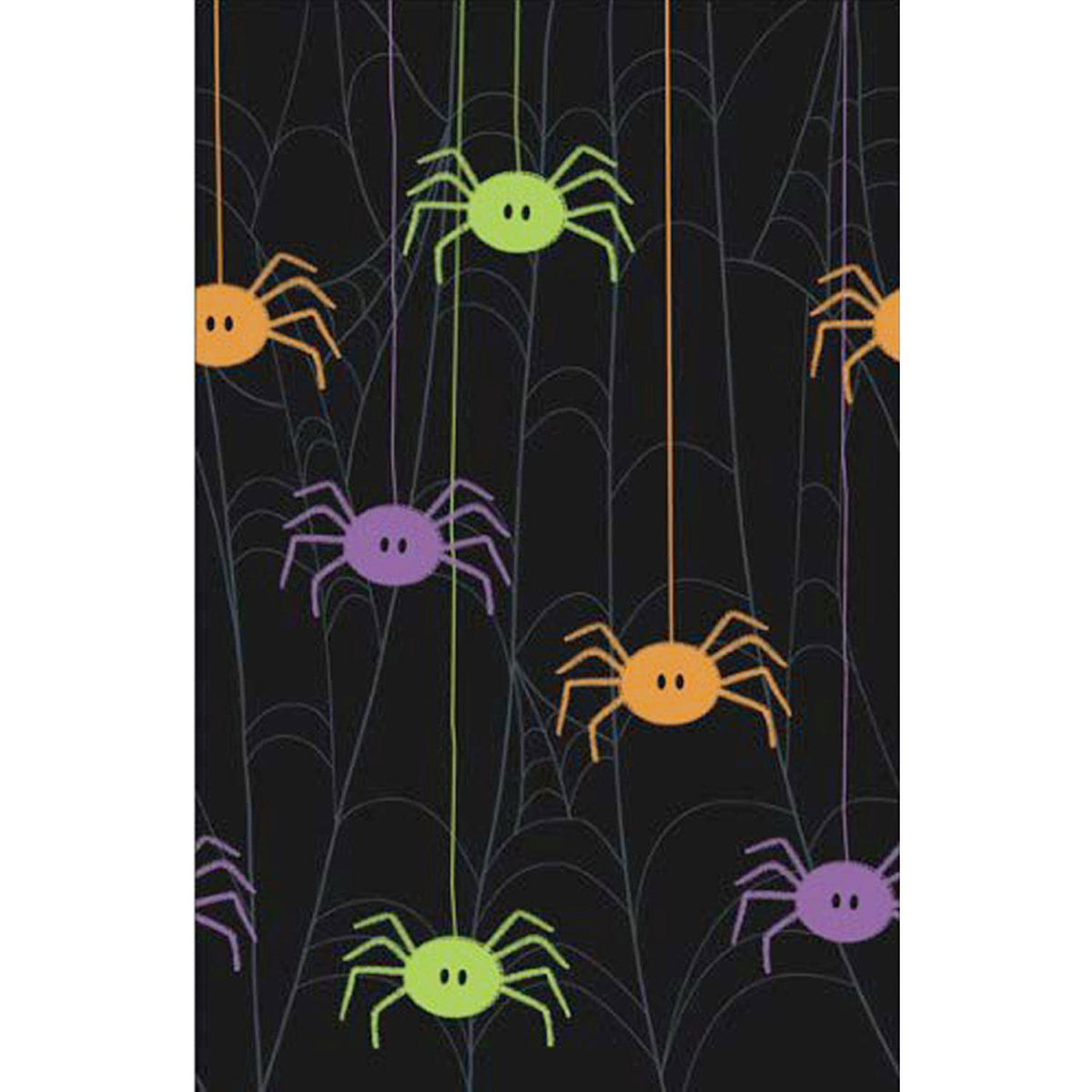 Spider Frenzy 54in x 96in Plastic Tablecover