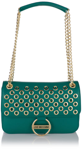 Love Moschino Women's Jc4339pp0fkd0 Shoulder Bag, Green, One Size