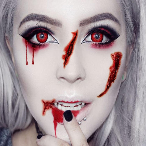 Halloween Zombie Tattoos,Halloween Temporary Tattoos Makeup Kit,10 Sheets 3D Fake Stitches Tattoos Cut Face Wound Chucky Tatoos For Kids Women Men Boys Girls Zombie Makeup Sticker(StyleS)