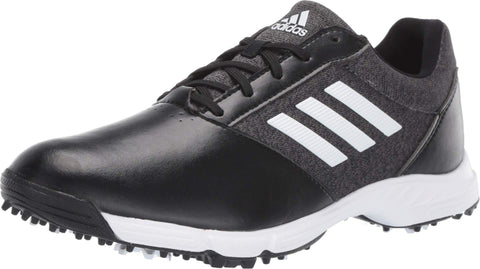 adidas Womens TECH Response Golf Shoe, Black/Silver Metallic/Grey Five, 5.5 M US