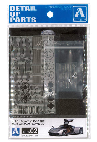 No.TSC-02 1/24 Pagani Huayra Detail-up Parts Set