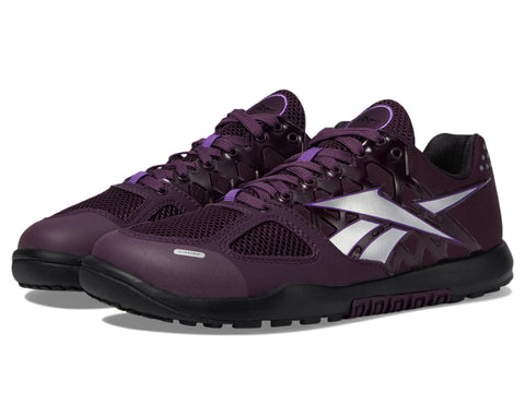 Reebok Women's Nano 2.0 Sneaker, Midnight Plum/Black/Purple, 8