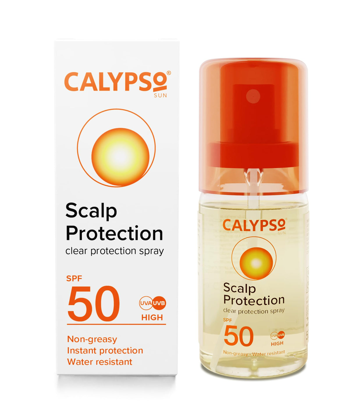 Calypso Scalp Protection Spray SPF50 | High protection for Scalp and Parting | 50 ml | CALD50SCA, Transparent