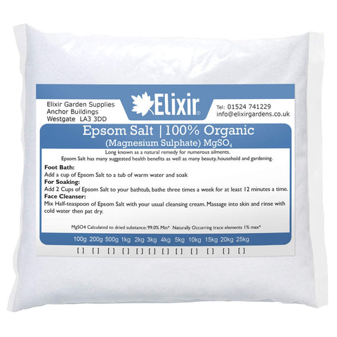 Elixir Gardens ÃƒÆ’Ã†â€™Ãƒâ€ Ã¢â‚¬â„¢ÃƒÆ’Ã‚Â¢ÃƒÂ¢Ã¢â‚¬Å¡Ã‚Â¬Ãƒâ€¦Ã‚Â¡ÃƒÆ’Ã†â€™ÃƒÂ¢Ã¢â€šÂ¬Ã…Â¡ÃƒÆ’Ã¢â‚¬Å¡Ãƒâ€šÃ‚Â® Epsom Salts 1 kg Medical/Food Grade - Magnesium Sulphate