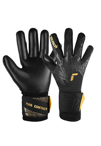 Reusch Pure Contact Infinity Junior Goalkeeper Gloves for Children, Ideal for Artificial Grass, 6.5