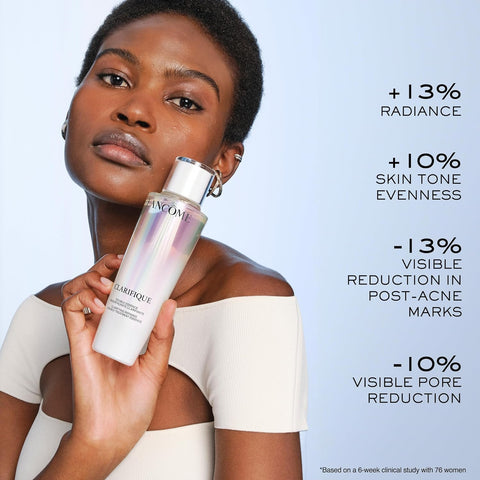 LancÃƒÆ’Ã†â€™Ãƒâ€šÃ‚Â´me Clarifique Double Treatment Essence - Exfoliating, Brightening & Soothing Facial Essence - with Salycilic, Glycolic & Lactic Acids - Improves Skin Radiance, Skin Tone Evenness & Hydration