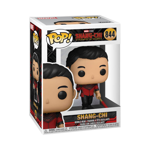 POP Funko Marvel: Shang Chi and The Legend of The Ten Rings - Shang Chi (w/ Bo Staff), Multicolor, Standard