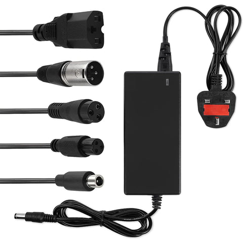 Electric Scooter Charger, 42V 2A Li-ion Battery Charger Electric Scooter Fast Charger Mobility Scooter Battery Charger