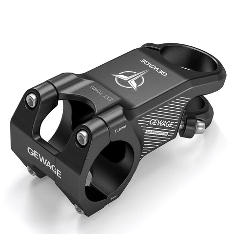 GEWAGE 31.8 Bike Stem Mountain Bike Stem -8 Degree Short Handlebar Stem Drop for Road Bike, Mountain Bike, MTB, BMX (E70)