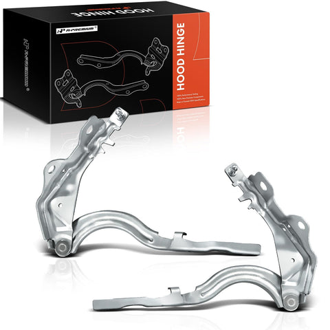 A-Premium Front Driver and Passenger Hood Hinges Compatible with Hyundai Sonata 2015 2016 2017 2018 2019, Front Left and Right Side, 2-PC Set, Replace# 79120C1000, 79110C1000