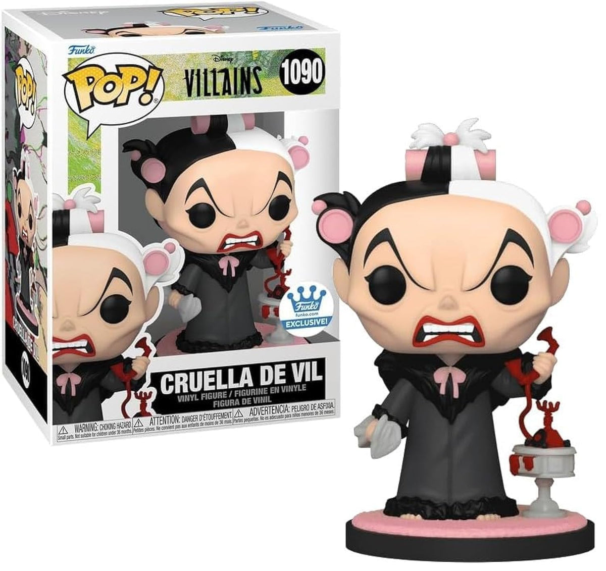 Funko Pop! Disney: Cruella De Vil Holding Phone Shop Exclusive