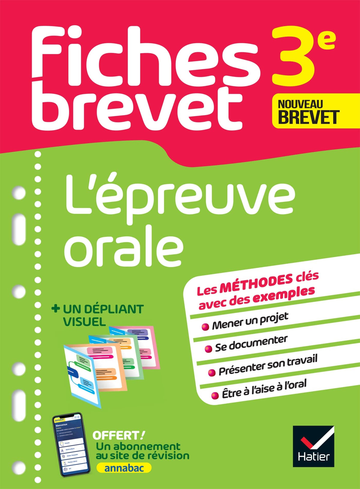 Fiches brevet - L'Ã©preuve orale 3e Brevet 2025: tout l'Ã©preuve en fiches de rÃ©vision dÃ©tachables