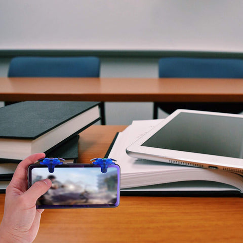 Hemobllo Mobile Game Triggers 1 Pair Gamepad Assist Game Accessory Mobile Game Controller Game Trigger for Phone Handle Game Controller Trigger Three Generations Telephone Plastic