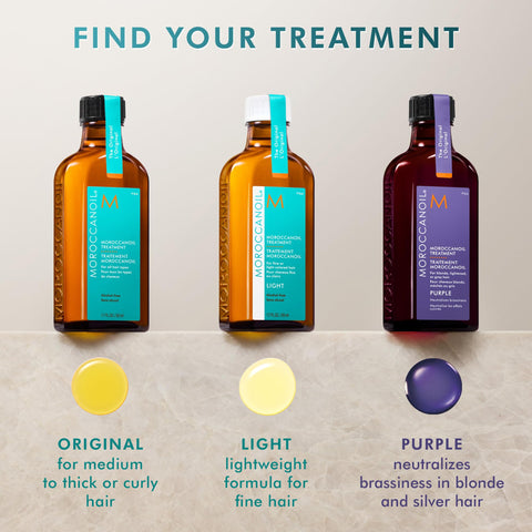 Moroccanoil Treatment Purple Hair Oil for Blonde Hair, 0.85 Fl. Oz.