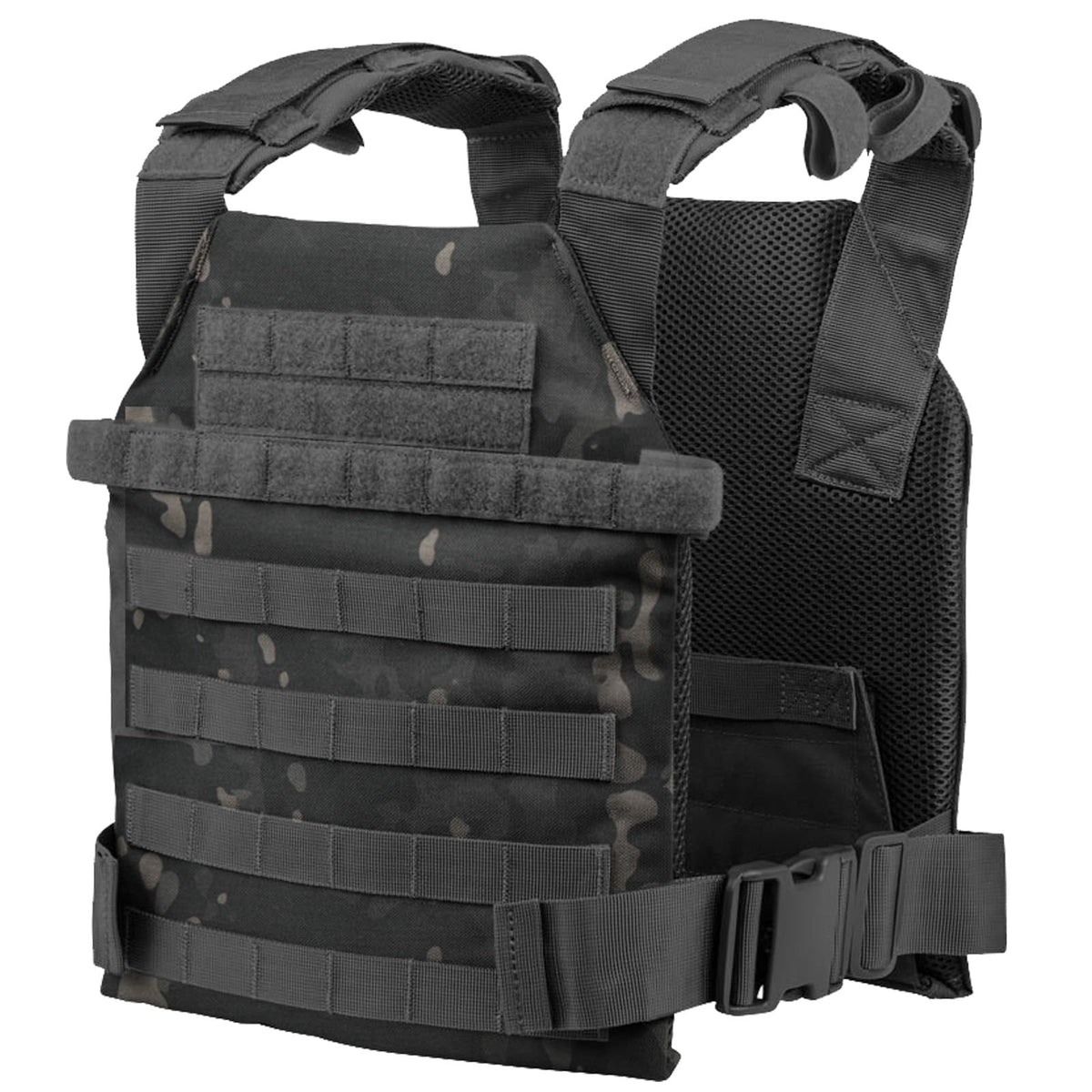 Miramrax Weighted Vest for Men and Women Weight Vests Adjustable Strength and Endurance Training Fitness Workouts Tactical Running Gym (Blk CP)