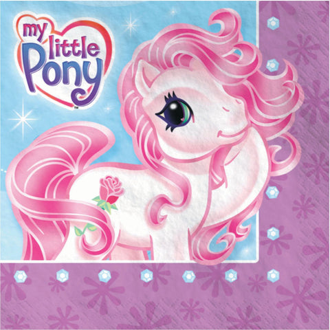 Amscan My Little Pony Party Supplies Luncheon Dinner Napkins - 16ct