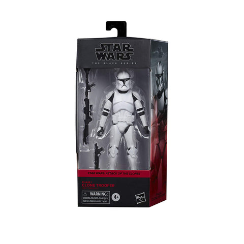 STAR WARS The Black Series Phase I Clone Trooper Toy 6-Inch Scale The Clone Wars Collectible Action Figure, Kids Ages 4 and Up,E9367