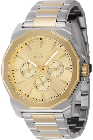Invicta Men's Speedway 42mm Stainless Steel Quartz Watch, Two Tone (Model: 46846)