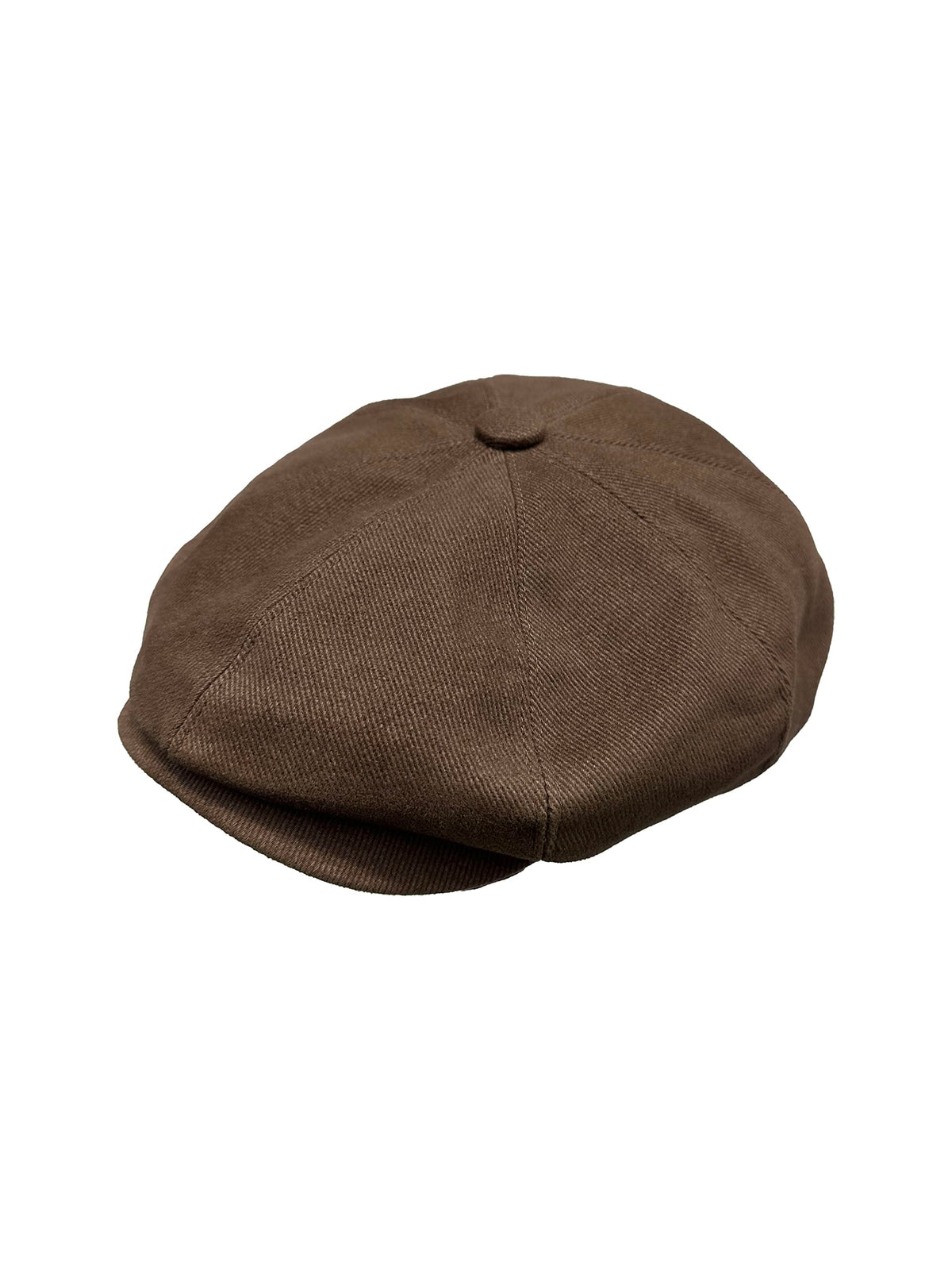 YOFARCHOY Newsboy Hats for Men Classic 8 Panel Flat Cap Peaky Blinders Irish Hat (Cotton, Denim, Wool Blend Tweed Cap) Coffee