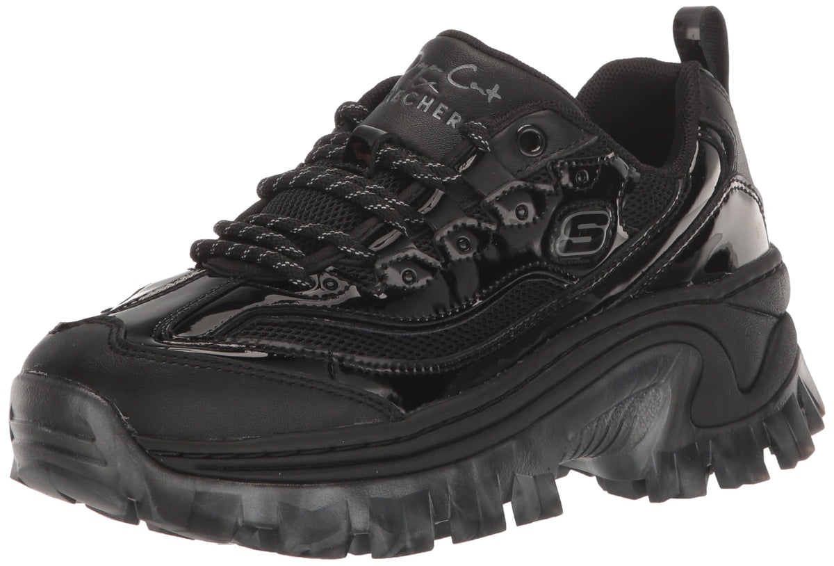 Skechers Women's Doja'lite Sneaker, Black, 5