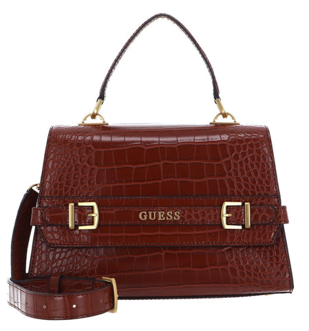 GUESS Sestri Crocodile-Embossed Crossbody
