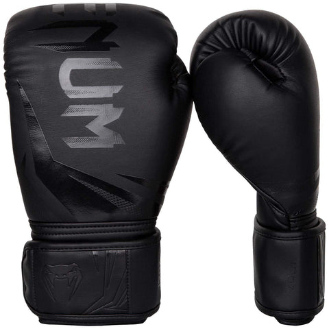 Venum, Challenger 3.0 Boxing Gloves, Unisex Adult, 10 Oz, Black/Black