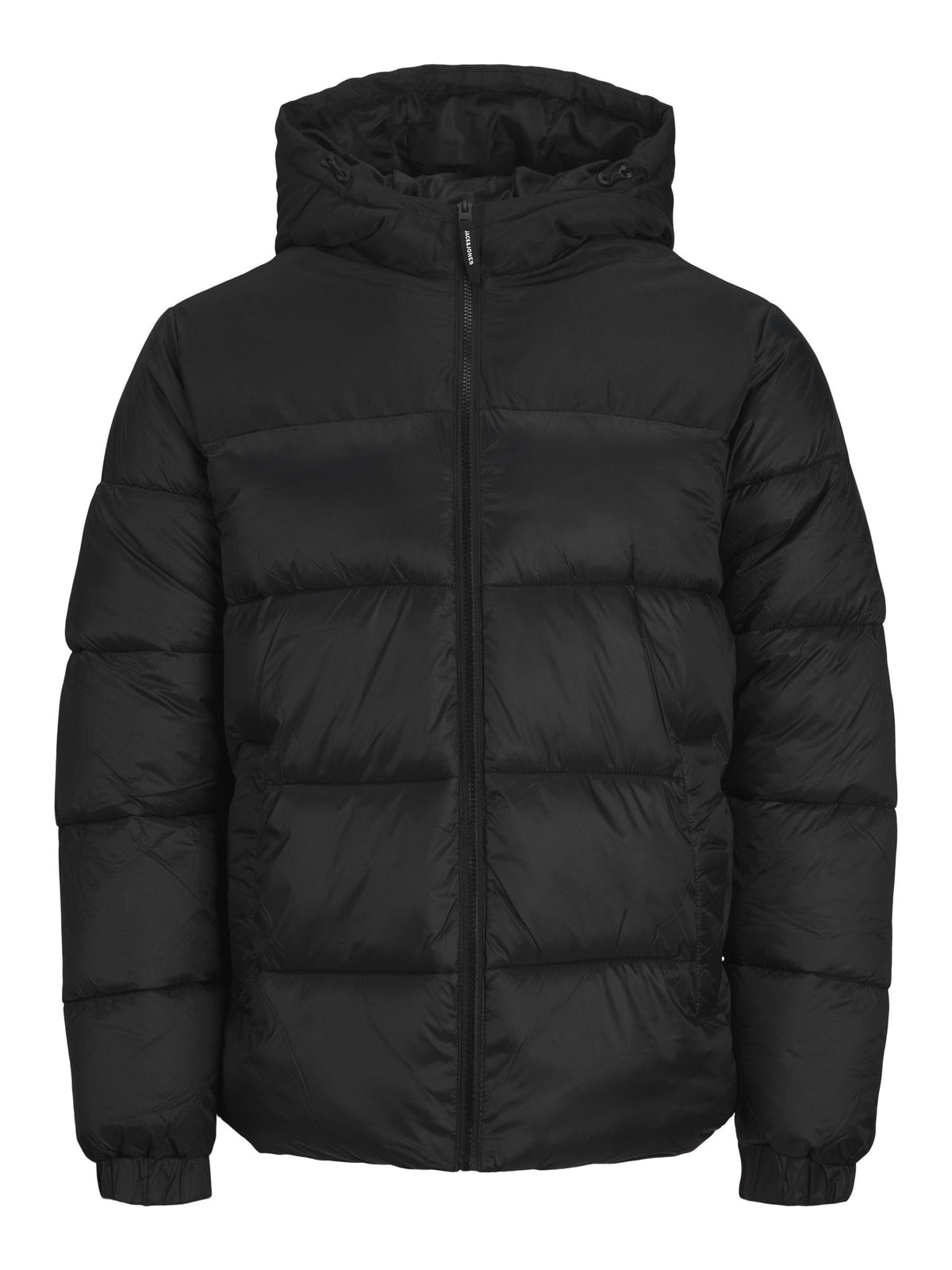 JACK & JONES PLUS Men's Jjetoby Puffer Hood Pls Buffer Jacket, Black, XXXXXL