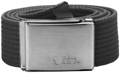 FjÃ¤llrÃ¤ven Canvas Belt, Dark Grey 030, One Size