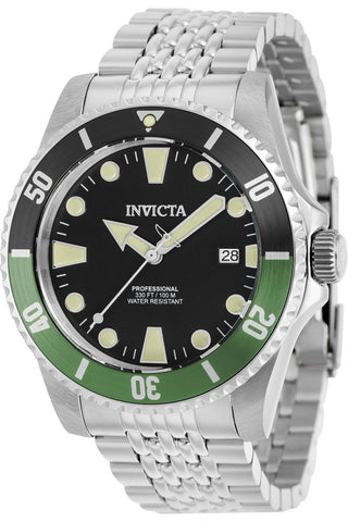 Invicta Pro Diver Men 44mm Stainless Steel Steel Black dial NH35A Automatic