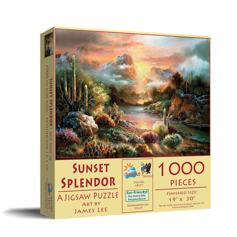 Sunset Splendor 1000 pc Jigsaw Puzzle by SUNSOUT INC