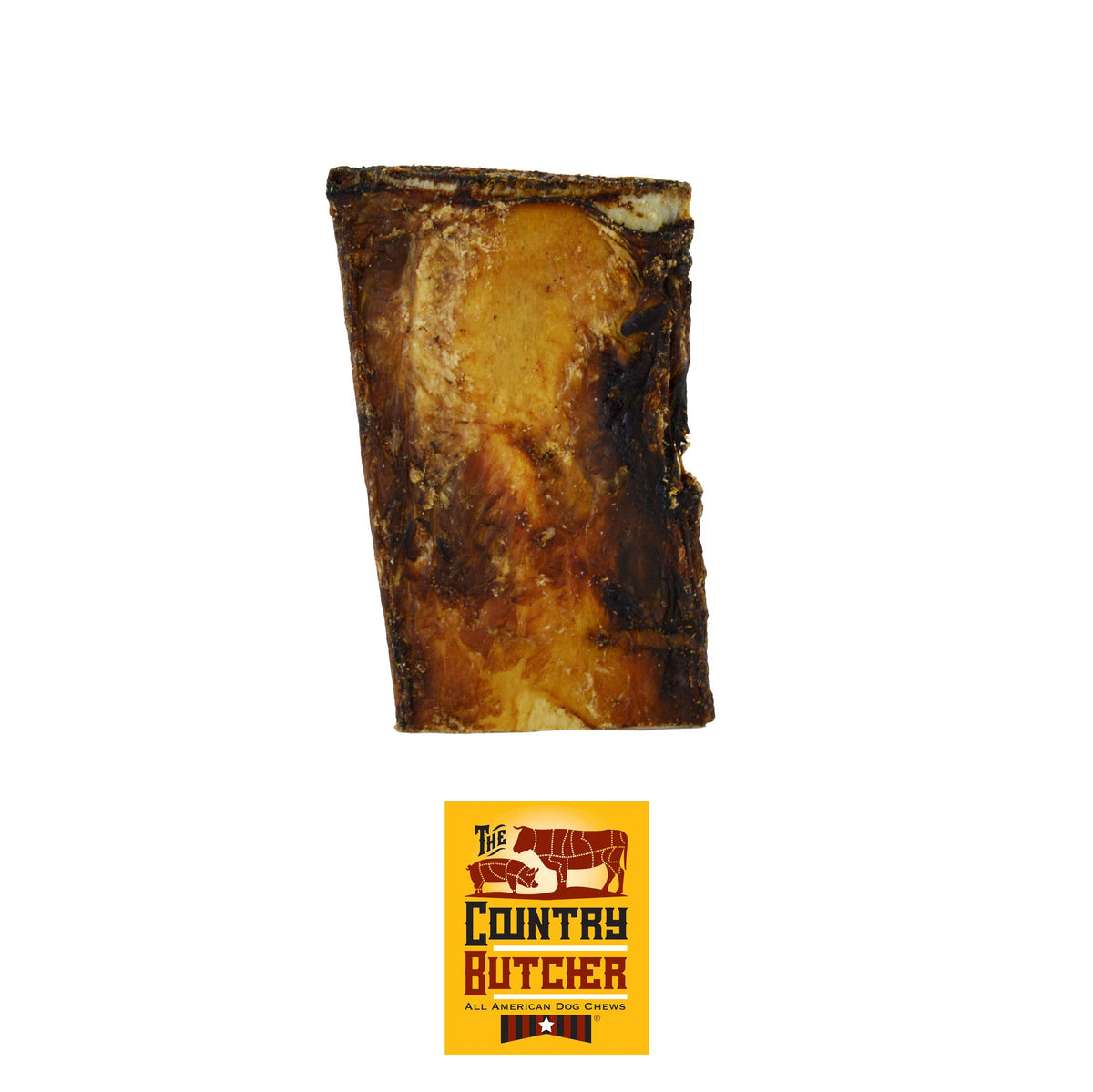 The Country Butcher 4" Beef Rib Dog Bones for Small and Medium Breed Dogs, Natural, Tough, Dental Treat, Chew Toy, Made in The USA, 12 Count Soft to Moderate Chewers