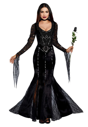 Dreamgirl 10639 Frightfully Beautiful Costume, Womens, Medium