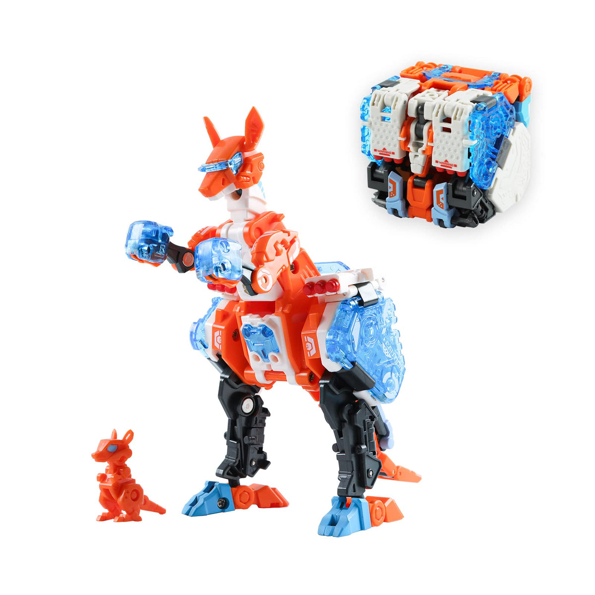 52TOYS Beastbox Ricochet Kangaroo Deformation Toys Action Figures, Collectible Deformation Boy Toys for Party Birthday Gifts, Ages 15 and Up