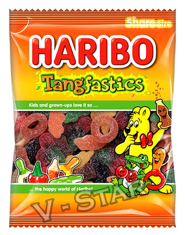 2 x Bags HARIBO Sweets Packs - Fresh Stock (TANGFASTICS 140g)