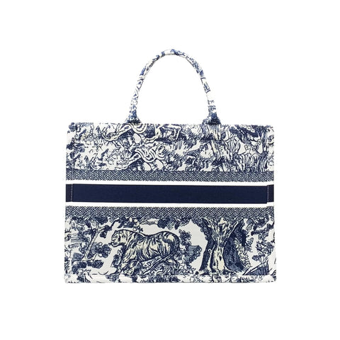 Leanoria Retro Embroidery Jacquard Tote Bag Handbags for Women Luxury Large Tote Bag for Work, Travel, Weekend, New Style2/Blue