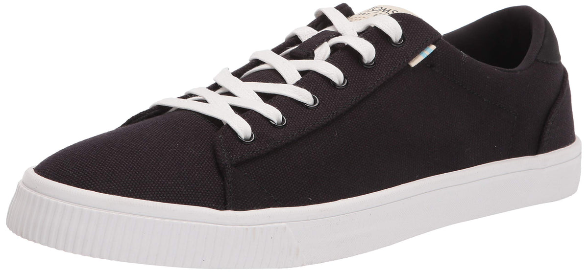 TOMS mens Carlson Sneaker, Black, 12 US