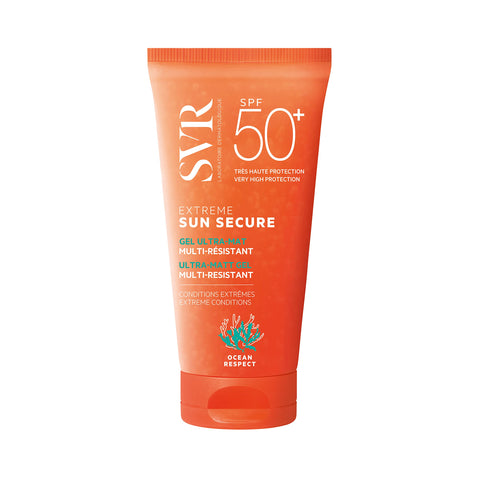 SVR SUN SECURE SPF50+ Extreme Dry-Touch Matte Gel for Extreme Sports + Activity. Sweat, Friction + Water-Resistant, Broad Spectrum, High Factor Sun Protection for Reluctant Sunscreen Wearers - 50ml