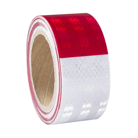 XFXIA Reflective Tape Waterproof, 2"X33ft Reflective Warning Sticker High intensity self-adhesive Safety Tape for Vehicles Car Trailers Night, Reflector Tapes for Road Facilities Safety Reminder