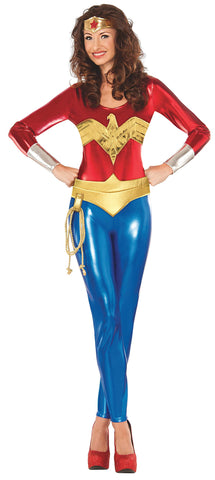 DC Comics Superhero Style Deluxe Classic Wonder Woman Costume, Multi, Medium