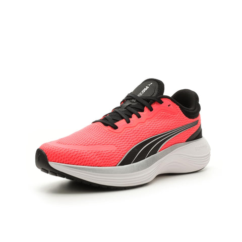 PUMA Mens Scend Pro Running Shoe, Fire Orchid-PUMA Mens Black-PUMA Mens White, 7.5
