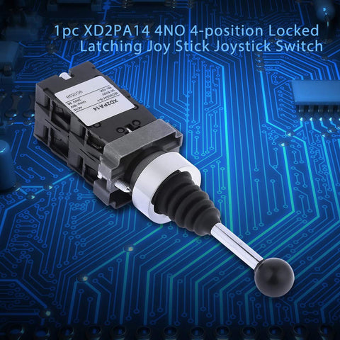 XD2PA14 Joystick Switch Joystick interruptor 4 Position Joystick Switch AC 380V DC 220V 4NO 4 Position Latching Cross Switch Monolever Joystick Switch