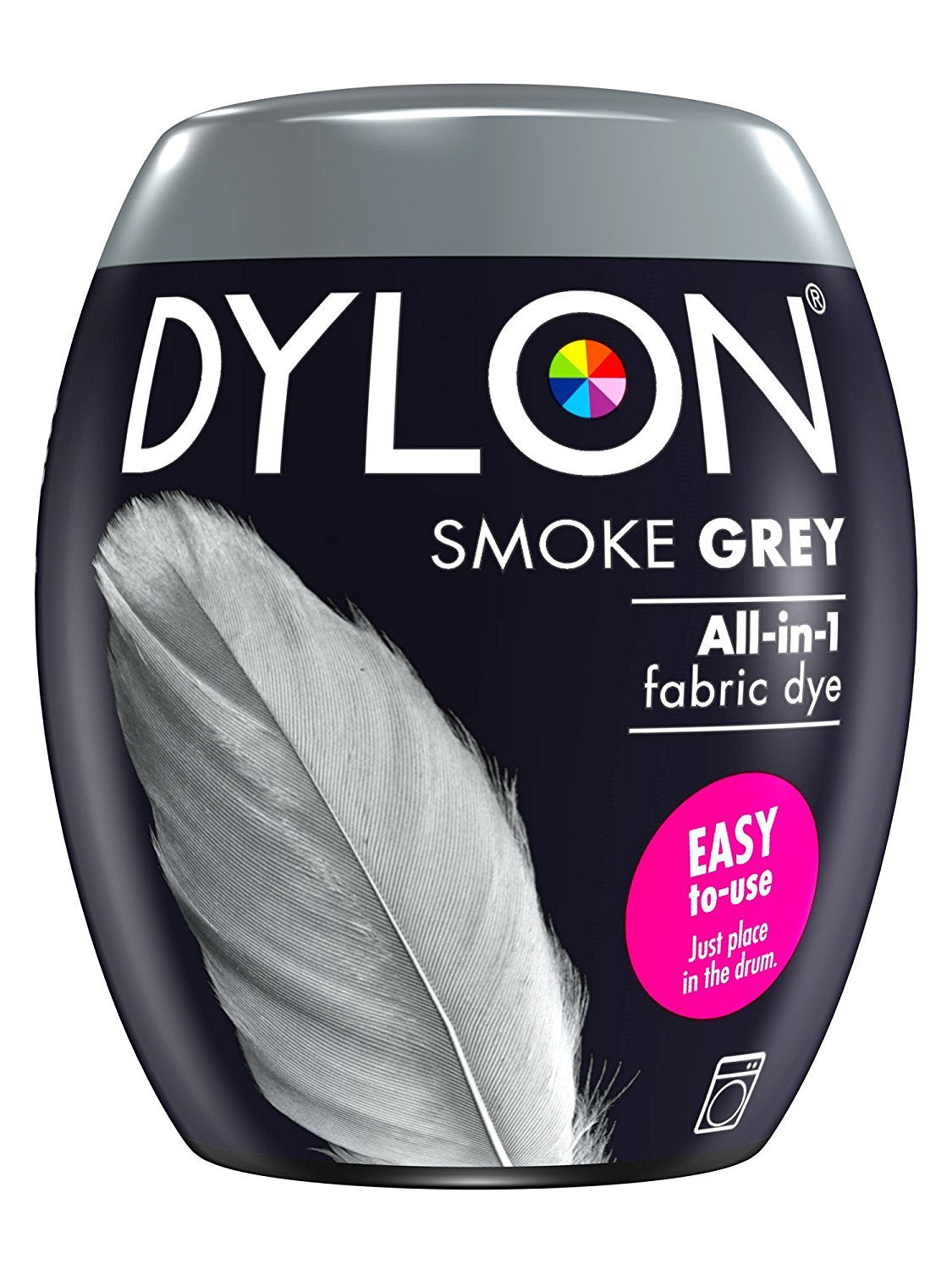 New Dylon 350g Smoke Grey Machine Dye Pod 2 Pack