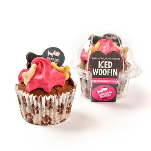 DOG BIRTHDAY CAKE Dog Food | Dog Biscuits Dog Treats Puppy Treats. Dog Training Treats Puppy Training Treats. Bakery Fresh Dog Treat. Vanilla Woofin With Frosting Dog Birthday Present (Carob)