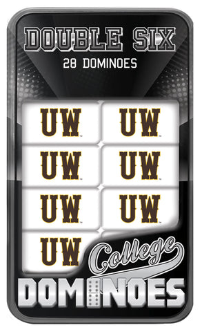 MasterPieces NCAA Wyoming Cowboys Collector Edition Double Six Dominoes