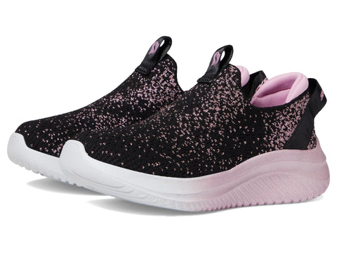 Skechers Kids Ultra Flex 3.0-All Things S Sneaker, Black/Rose Gold, 5 US Unisex Big Kid