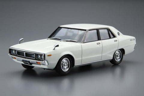 Aoshima 1/24 Scale No.47 GC110 Skyline 2000GT '72 Model Kit (Japan Import) - Plastic Model Building Kit # 53485