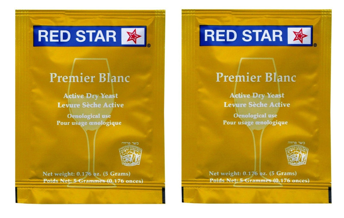 Red Star Premier Blanc Champagne Yeast - 2 Pack