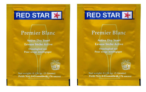Red Star Premier Blanc Champagne Yeast - 2 Pack