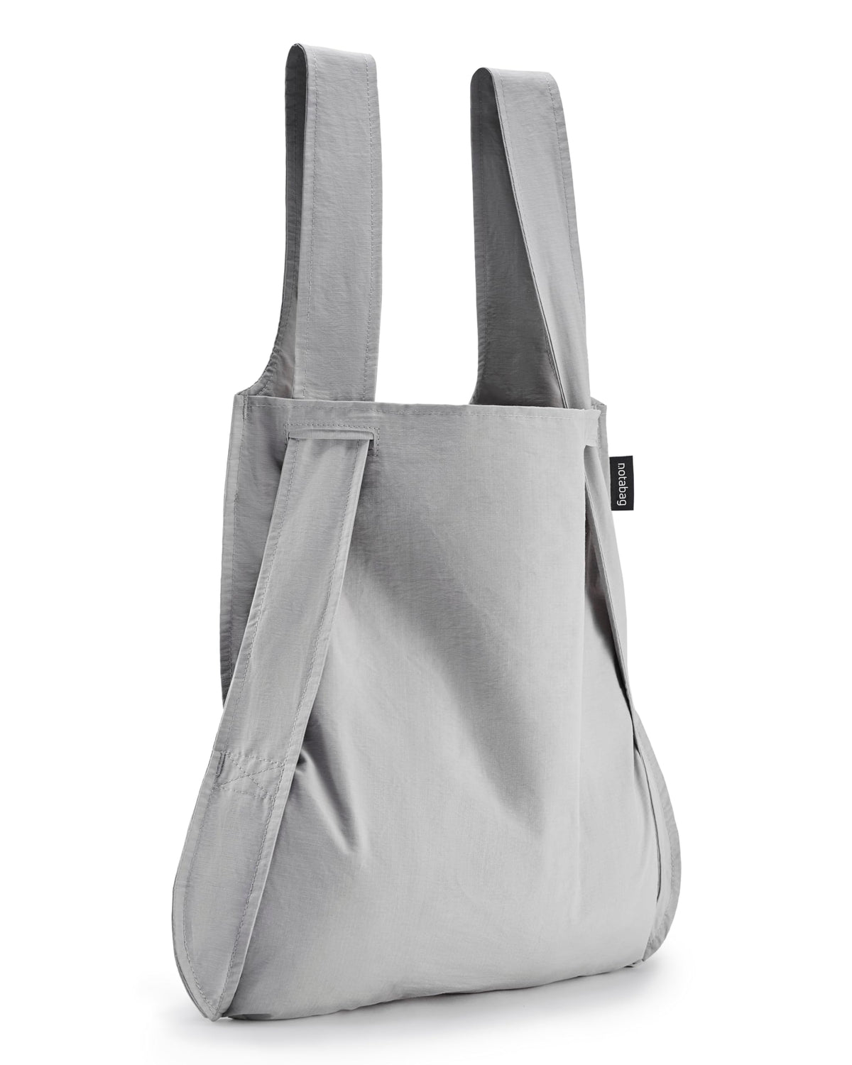 Notabag Original 2 in 1 Backpack and Bag (Grey) - Backpack waterproof - reusable grocery bags foldable - clever design for more flexibility - backpack waterproof - grocery tote bag